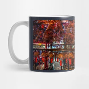 Man Mo Temple Incense Coils And Prayers Mug